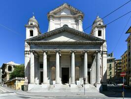 basilika della santissima annunziata del vastato - genua, Italien foto