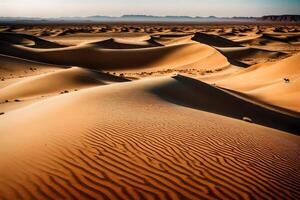 ai genererad de sahara öken, marocko foto