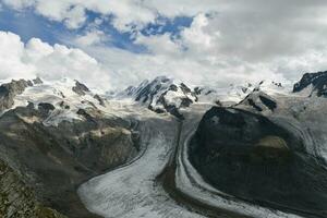 gorner glaciär - schweiz foto