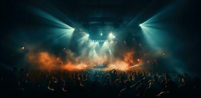 ai genererad musik, nattliv, konsert foto