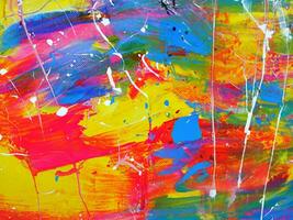 abstrakt bakgrund färgrik olja målning mång färger . foto