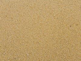 sand textur. sandstrand för bakgrund. toppvy foto