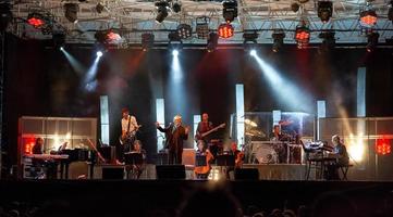 Monza, Italien, 2021 - Live rockkonsert av Franco Battiato foto