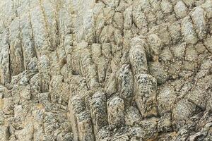 naturlig bakgrund, sten textur från riden pelar- basalt foto
