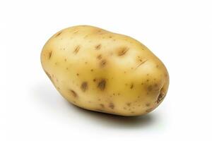 ai genererad potatis isolerat på vit bakgrund. ai genererad foto