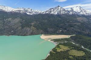 laguna san rafael nationell parkera, antenn se, aysen område, patagonien, chile foto