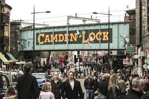 Camden Town District stadslandskap i London, Storbritannien foto