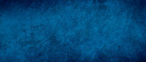 mörk blå abstrakt bakgrund textur med grunge baner mall foto