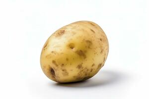 ai genererad potatis isolerat på vit bakgrund. ai genererad foto