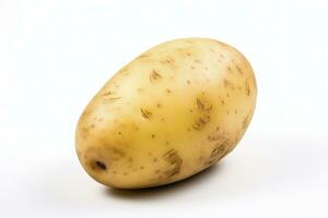 ai genererad potatis isolerat på vit bakgrund. ai genererad foto