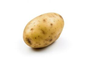 ai genererad potatis isolerat på vit bakgrund. ai genererad foto