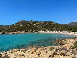 de ö av sardinien i Italien foto