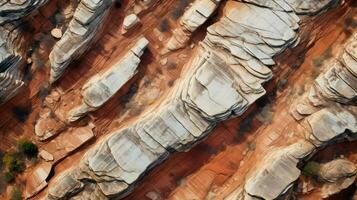 ai genererad natur sandsten klippor landskap foto