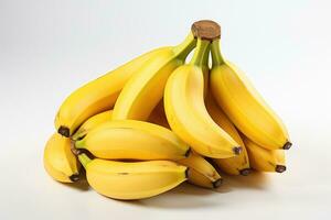 ai genererad stock Foto av banan frukt i de kök tabell professionell reklam mat fotografi