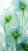 ai genererad transparent lotus löv mönster isolerat bakgrund skapas med generativ ai foto
