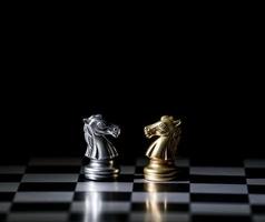 schackbrädspel för tävling och strategi foto