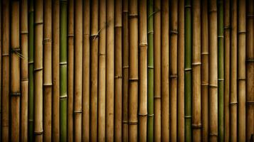 ai genererad bambu texturer bakgrund foto