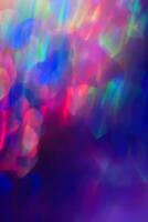 holografisk neon abstrakt bakgrund foto
