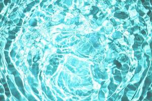 skön vatten textur med vågor. turkos Färg, vatten bakgrund foto