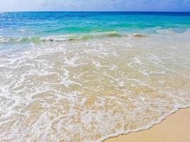 tropisk mexikansk strand 88 poäng esmeralda playa del carmen mexico foto