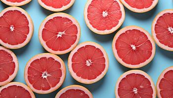 ai genererad friskhet och vibrerande färger av saftig citrus- frukt genererad förbi ai foto