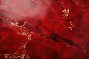 ai genererad elegant naturlig röd marmor sten textur, lyx abstrakt bakgrund foto