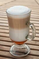 irländsk kaffe latte foto