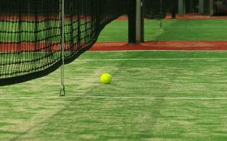 tennis domstol närbild foto