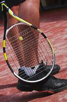 tennis spelare racket foto