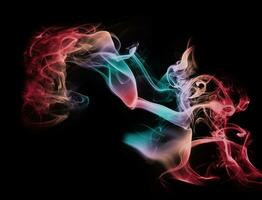 abstrakt rök närbild foto
