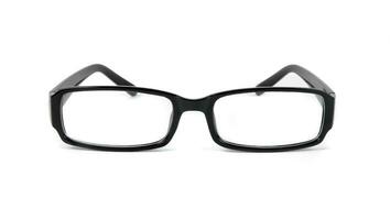 glasögon på vitt foto