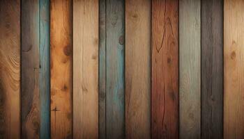 ai genererad åldrig trä plankor textur, bakgrund foto
