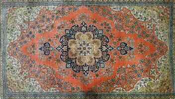 bra turkiska mattor mattor i en utställningslokal foto