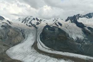 gorner glaciär - schweiz foto