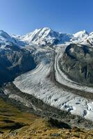 gorner glaciär - schweiz foto