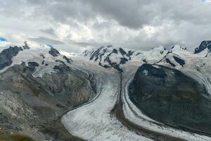 gorner glaciär - schweiz foto