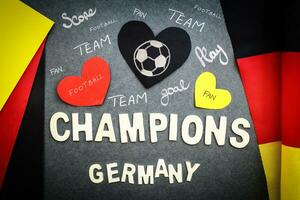fans vägg för tysk fotboll team foto