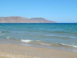 resa i Grekland på ön Kreta berg och havet