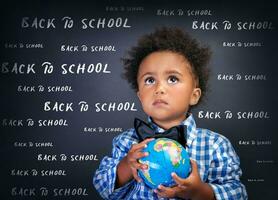 tillbaka till skolan koncept foto