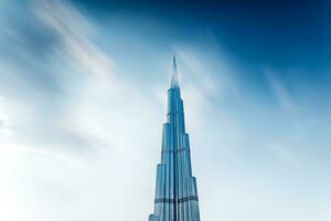 burj khalifa dubais landmärke foto