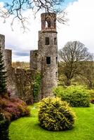 irländsk slott av blarney , känd för de sten av vältalighet. irland foto