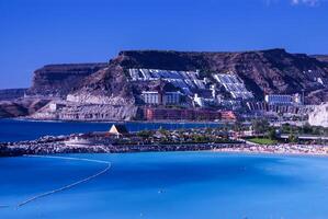 playa de amadores, puerto rico, gran canaria foto