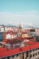 stadsvy över bilbao stad, pais baskiska, spanien foto