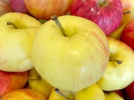populär och vitamin frukt av vintersäsongen, äpple foto