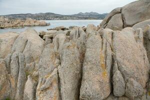 Foto med skön landskap från de ö av sardinien, Italien