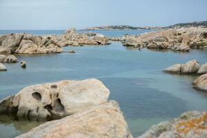 Foto med skön landskap från de ö av sardinien, Italien