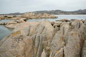 Foto med skön landskap från de ö av sardinien, Italien