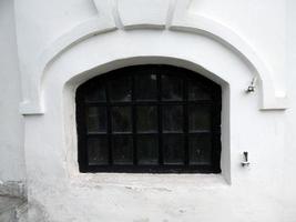 fönsterarkitektur ukrainsk barock fragmentet av byggnaden foto