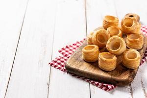 traditionell engelsk yorkshire pudding foto