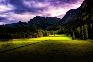 de bild av schweiziska naturlig landskap slingor de planetens förvånande prakt foto